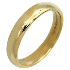 Tiffany & Co. Anello a fascia unisex "Tiffany Forever" in oro giallo 18 carati lucido