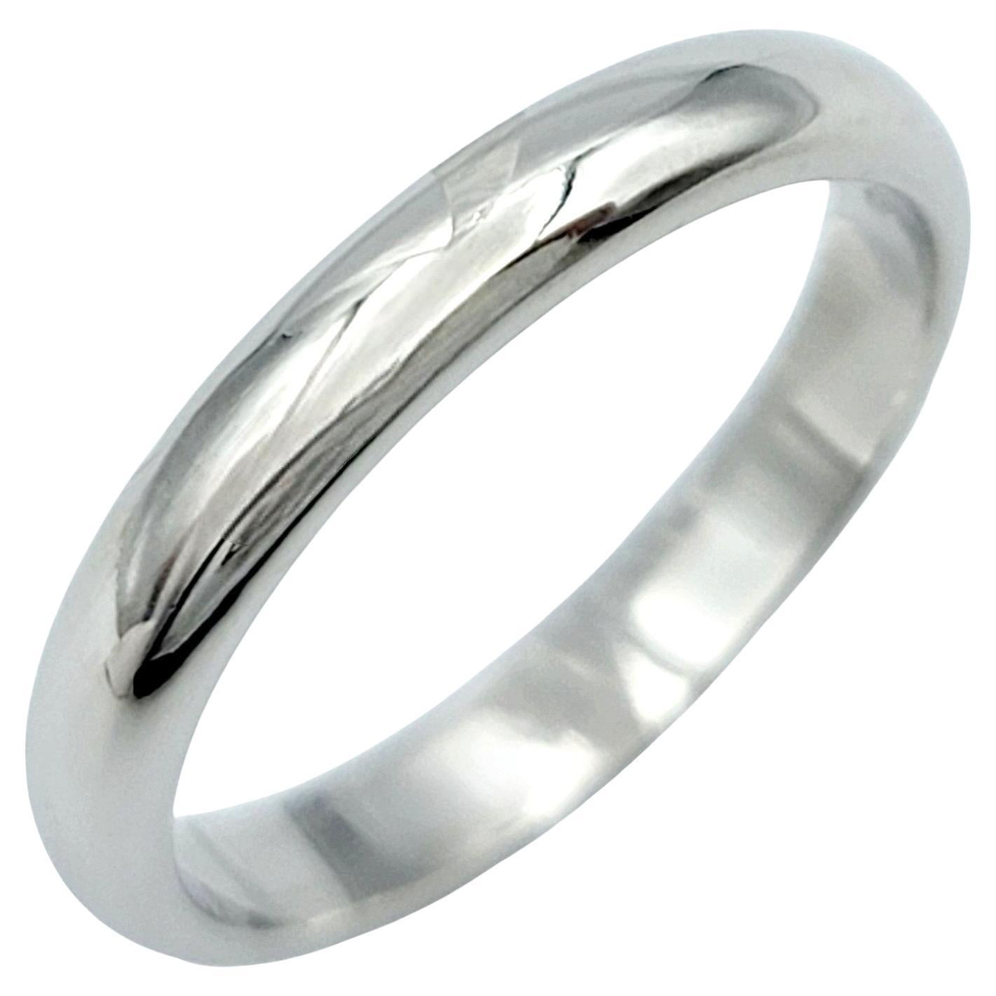 Tiffany & Co. Tiffany Forever Wedding Band Ring Set in Polished Platinum For Sale