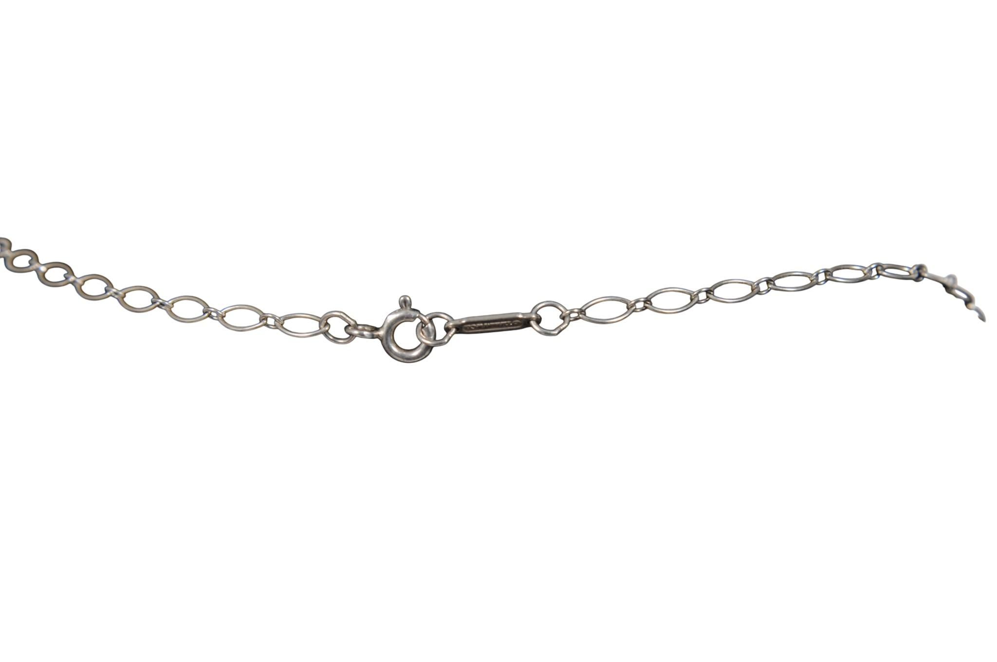 Tiffany & Co. Collana con ciondolo a forma di cuore in argento A. Link & Co. in vendita 5