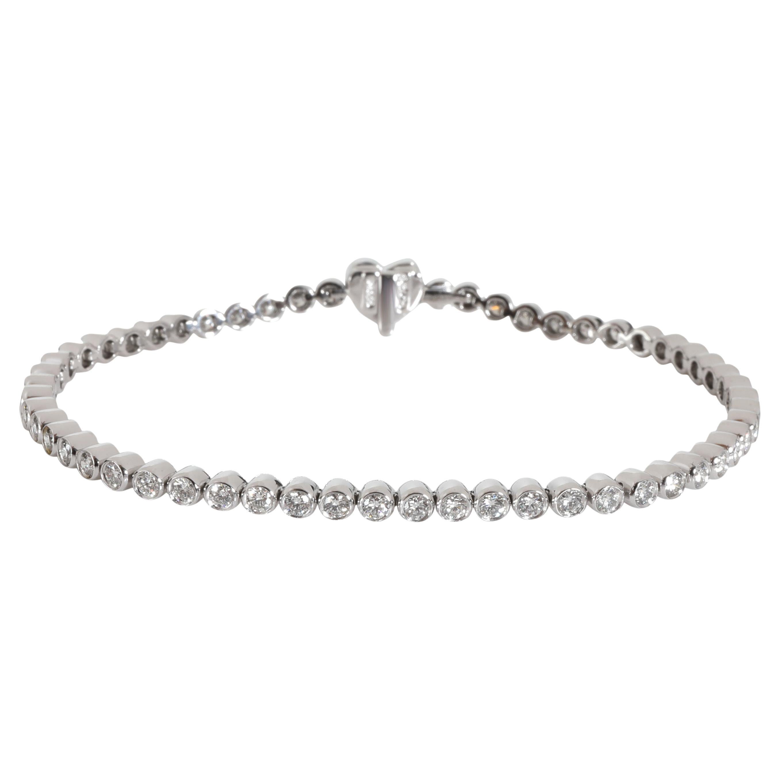 Tiffany & Co. Tiffany Hearts Diamond Bracelet in Platinum 3.00 CTW