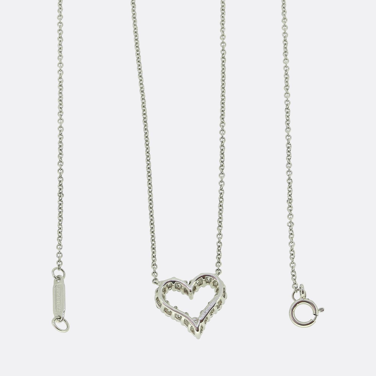 Tiffany & Co. Collar de Diamantes Corazones Tiffany Corte brillante en venta