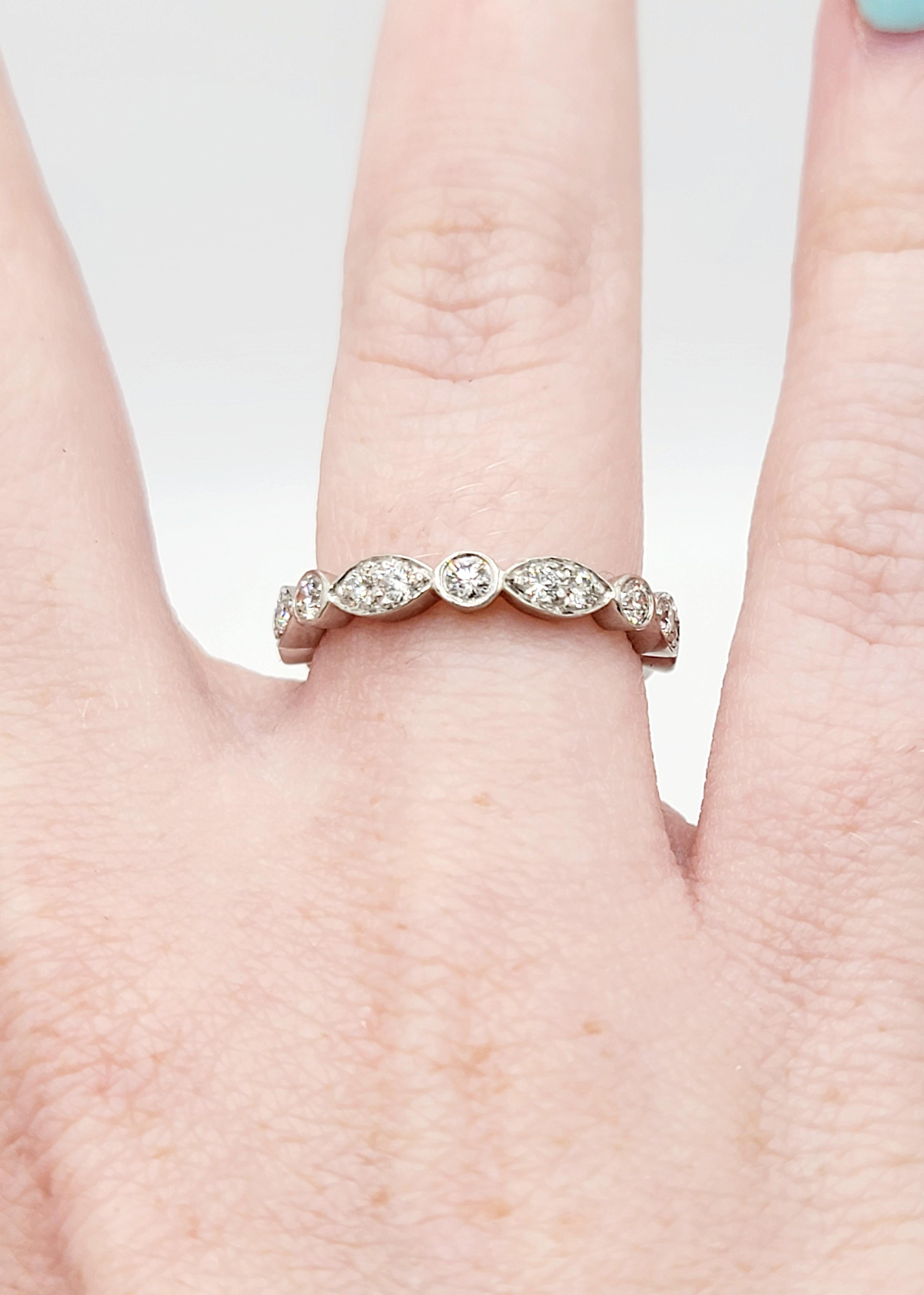 Tiffany & Co. Tiffany Jazz .62 Carats Diamond Band Ring in Platinum 2