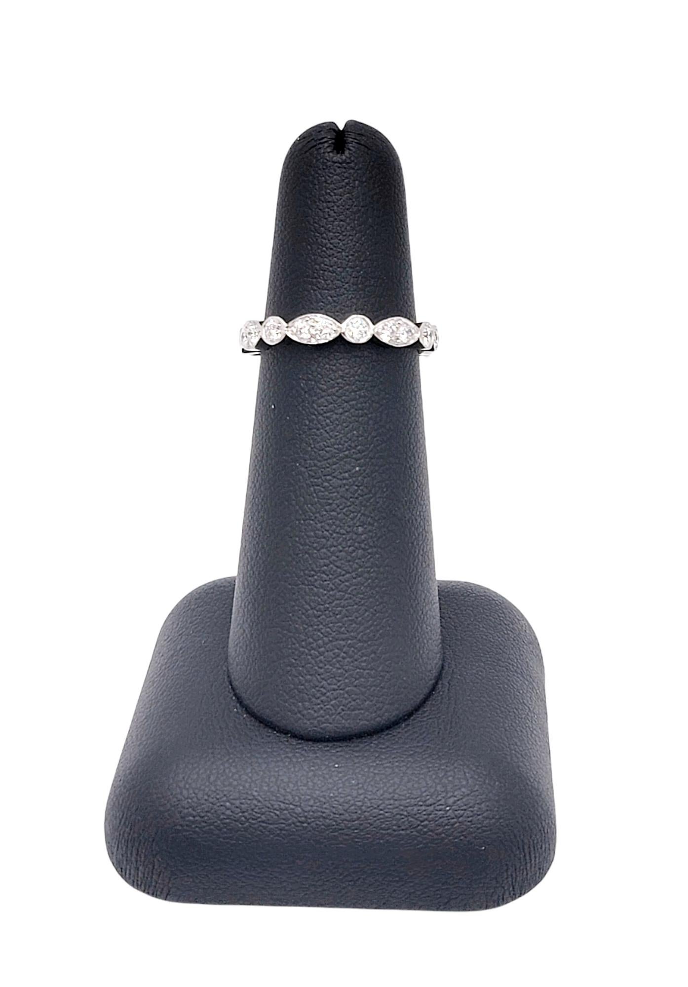 Contemporary Tiffany & Co. Tiffany Jazz .62 Carats Diamond Band Ring in Platinum