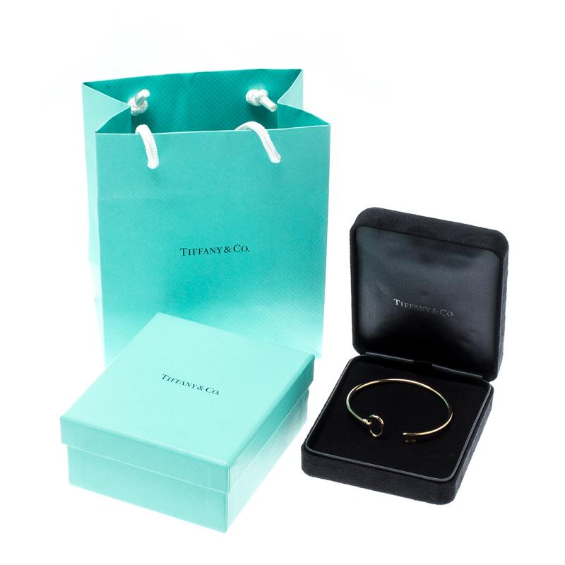 Women's Tiffany & Co. Tiffany Keys 18k Rose Gold Narrow Wire Bracelet