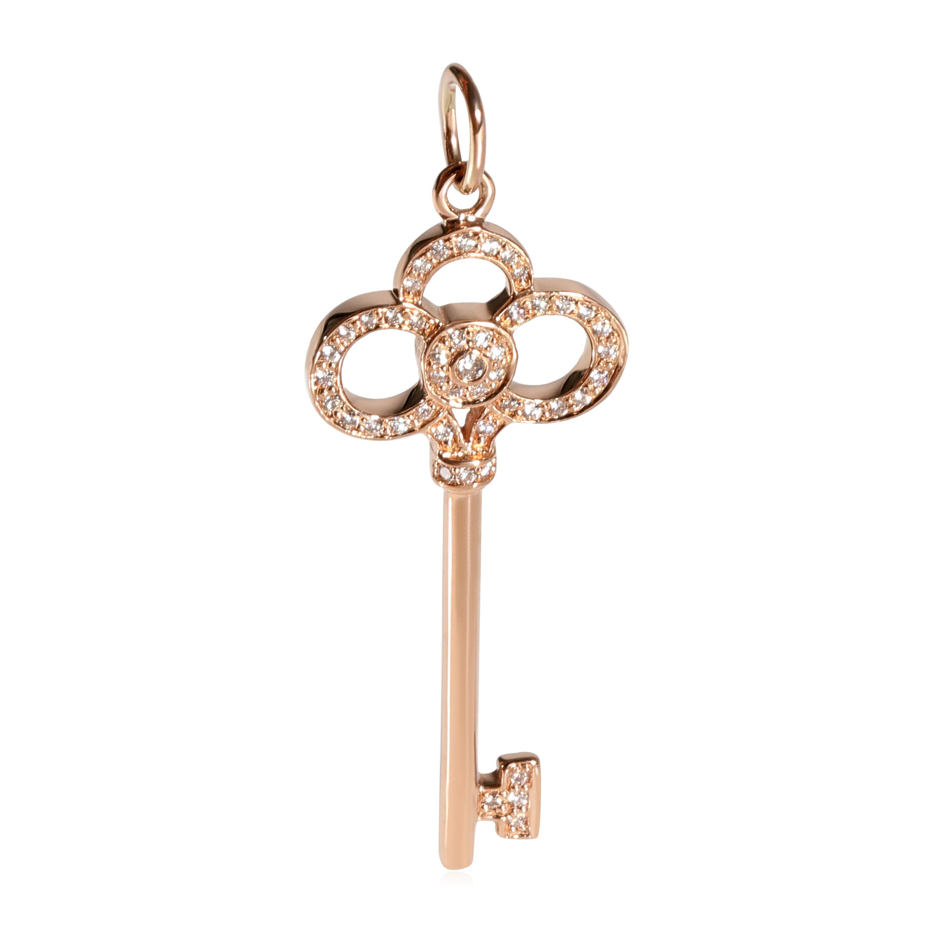 tiffany mini crown key pendant