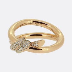 Tiffany & Co. Tiffany Knot Double Row Diamond Ring