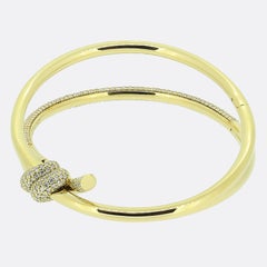 Tiffany & Co. Tiffany Knot Double Row Hinge Bangle