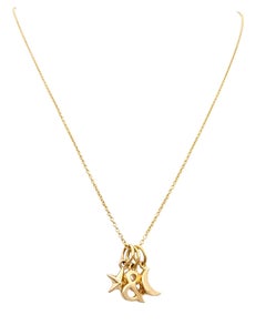 Tiffany & Co. Tiffany Love Moon and Star Charm Necklace in 18 Karat Rose Gold