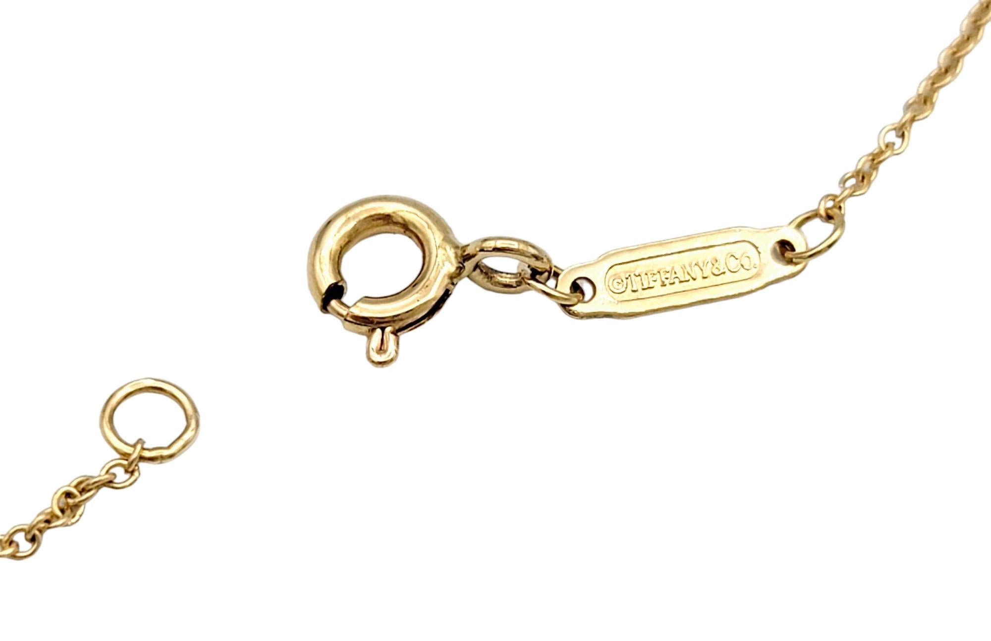 Contemporary Tiffany & Co. Tiffany Love Moon and Star Charm Necklace in 18 Karat Rose Gold