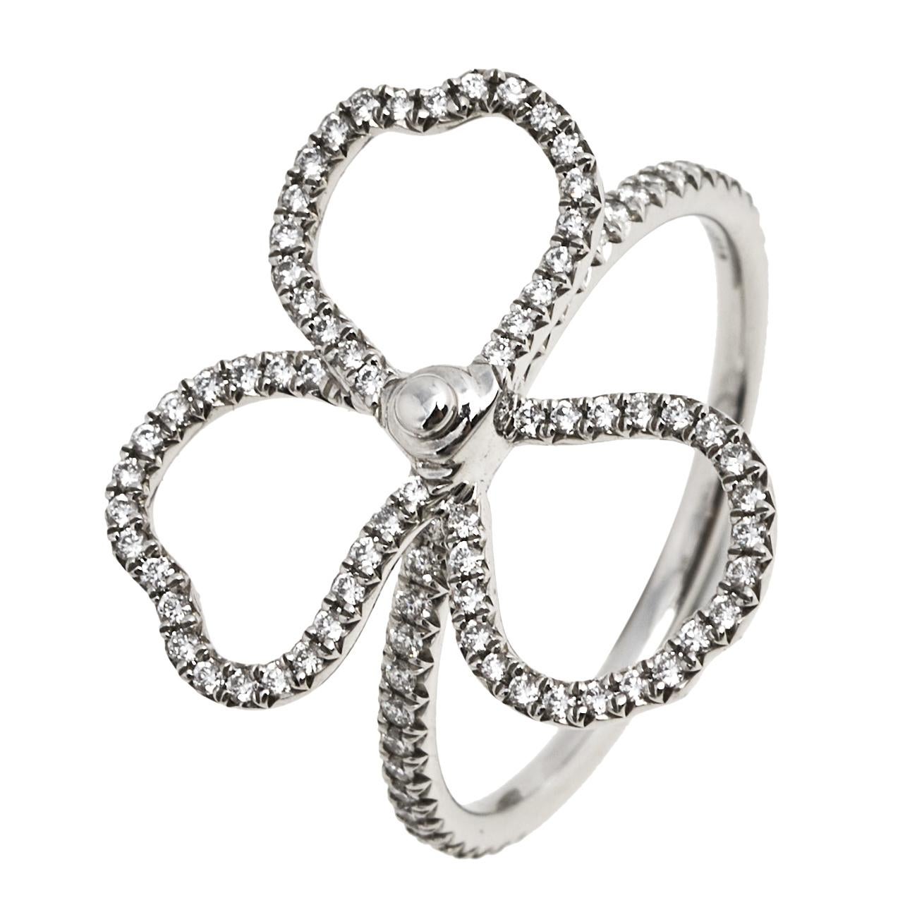 tiffany paper flower ring