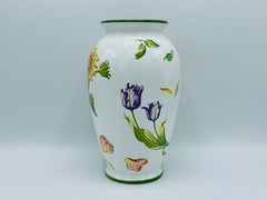 Tiffany & Co. 'Tiffany Petals' Ceramic Vase, 1998