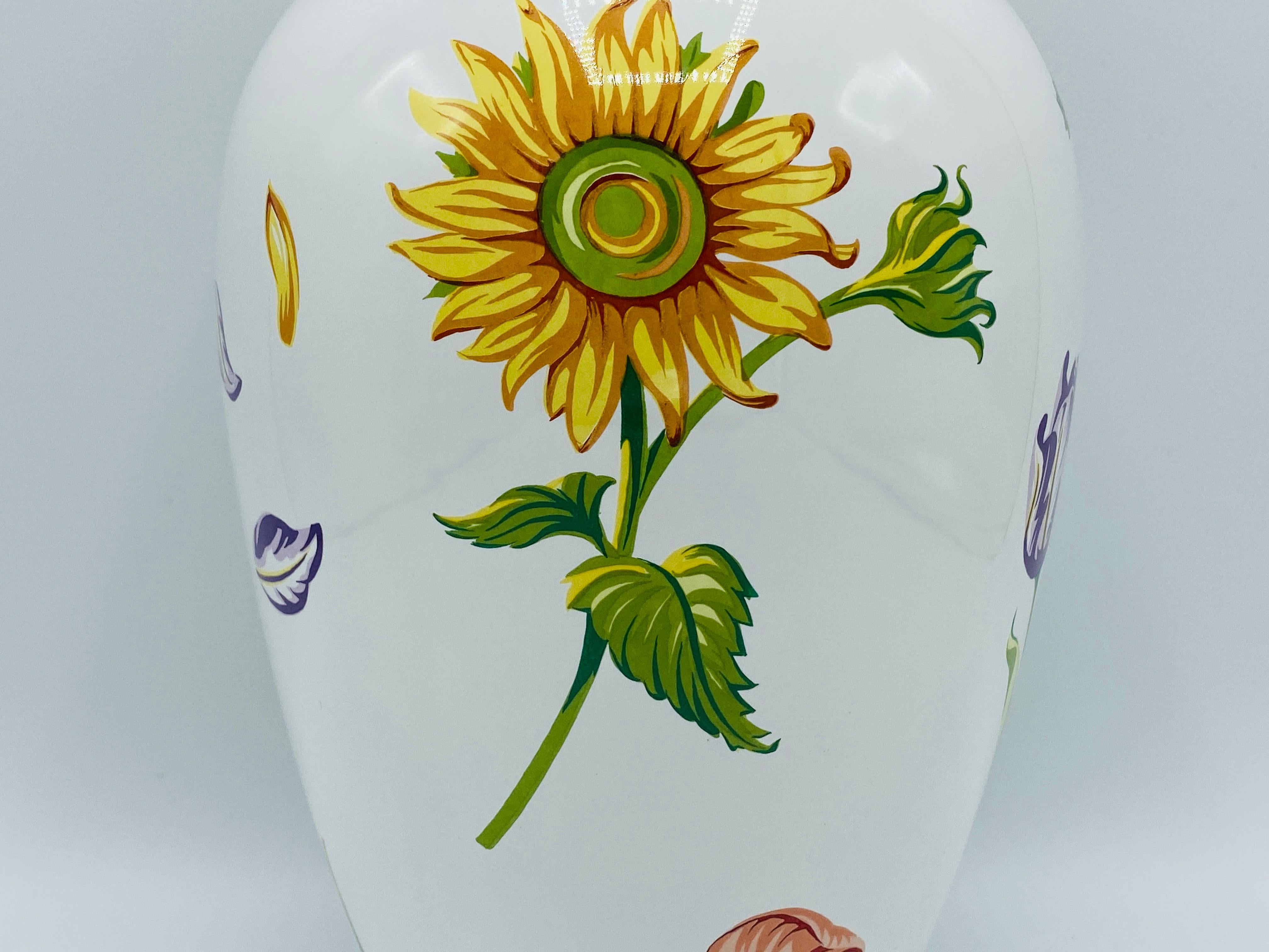 Portuguese Tiffany & Co. 'Tiffany Petals' Ceramic Vase, 1998