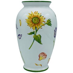 Tiffany & Co. 'Tiffany Petals' Ceramic Vase, 1998
