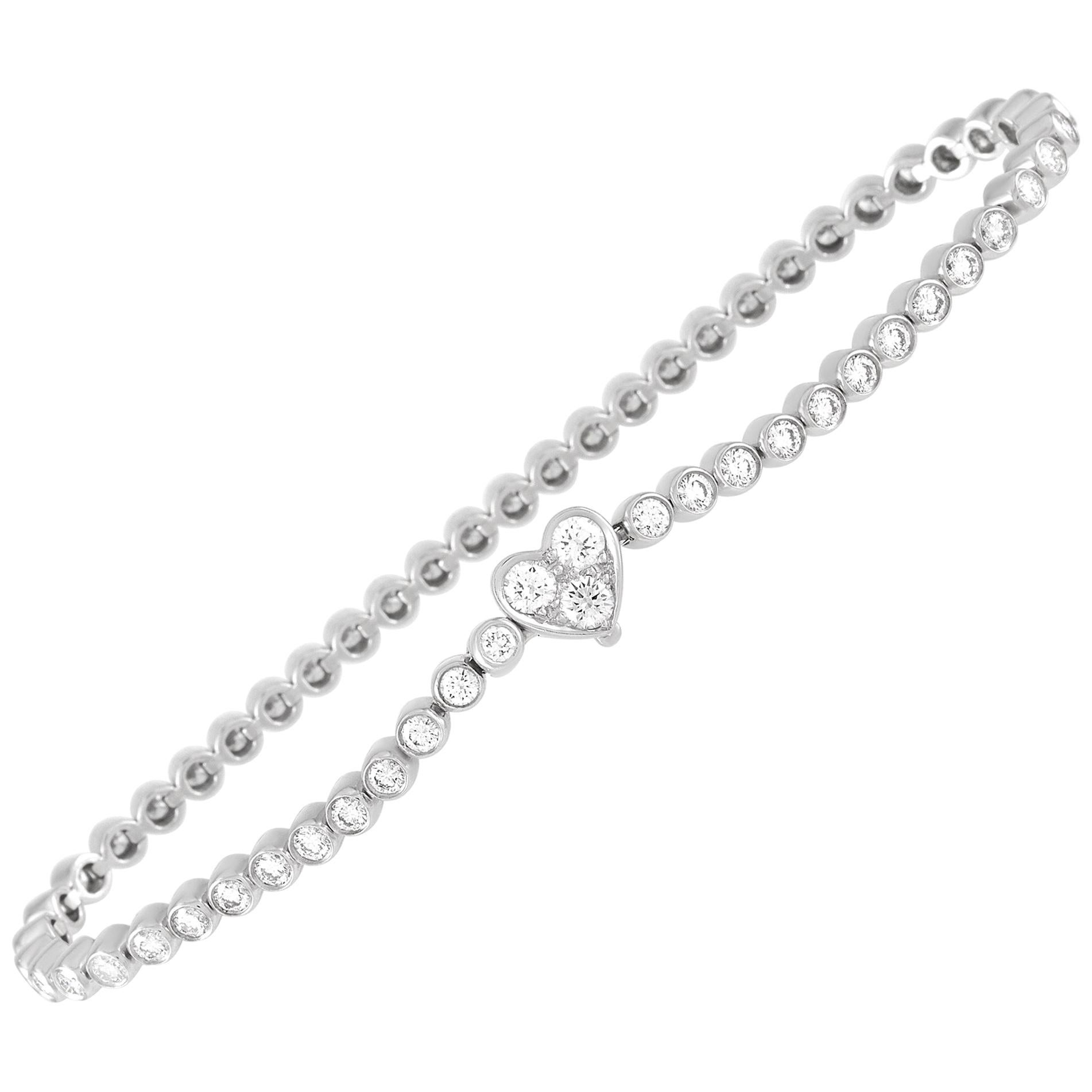 Tiffany & Co. Tiffany Platinum 3.00 Carat Diamond Tennis Bracelet
