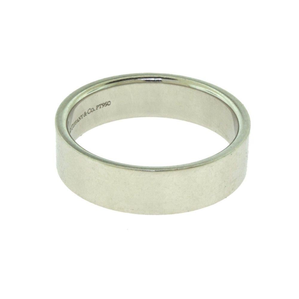 Women's or Men's Tiffany & Co. Tiffany Platinum Flat Wedding Band Ring