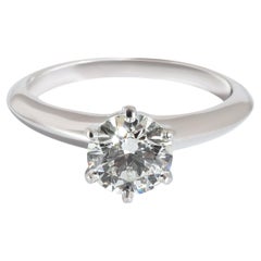 Tiffany & Co. Tiffany Setting Engagement Ring in Platinum I VVS1 1.19 CTW