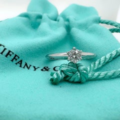 Tiffany & Co Tiffany Setting Round Diamond 0.25 cts E VS1 Engagement Ring Plat