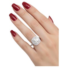 Tiffany & Co. Tiffany Soleste Platinum Cushion-Cut Diamond Ring