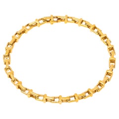 Tiffany & Co. Tiffany T 18K Yellow Gold Narrow Chain Bracelet