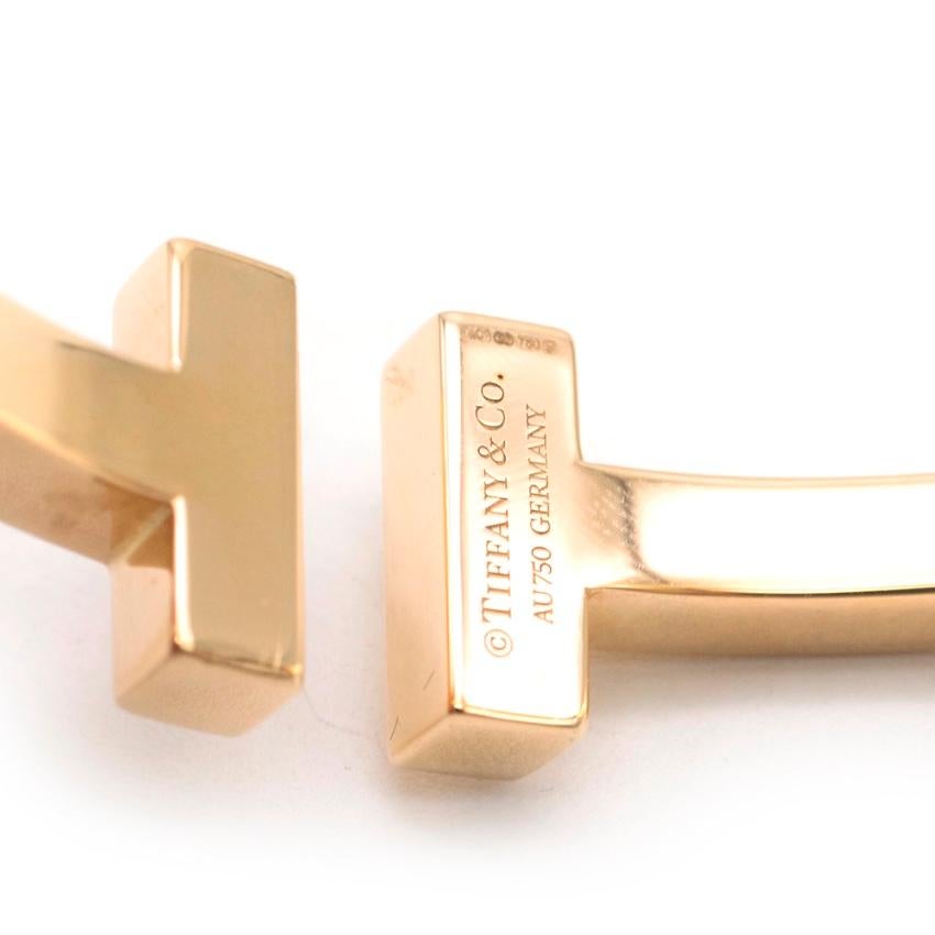 tiffany t square bracelet gold