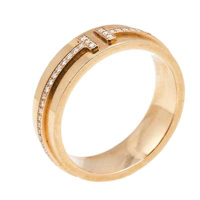 Tiffany and Co. 1837 Gold Wide Band Ring at 1stDibs | tiffany 1837 ring ...