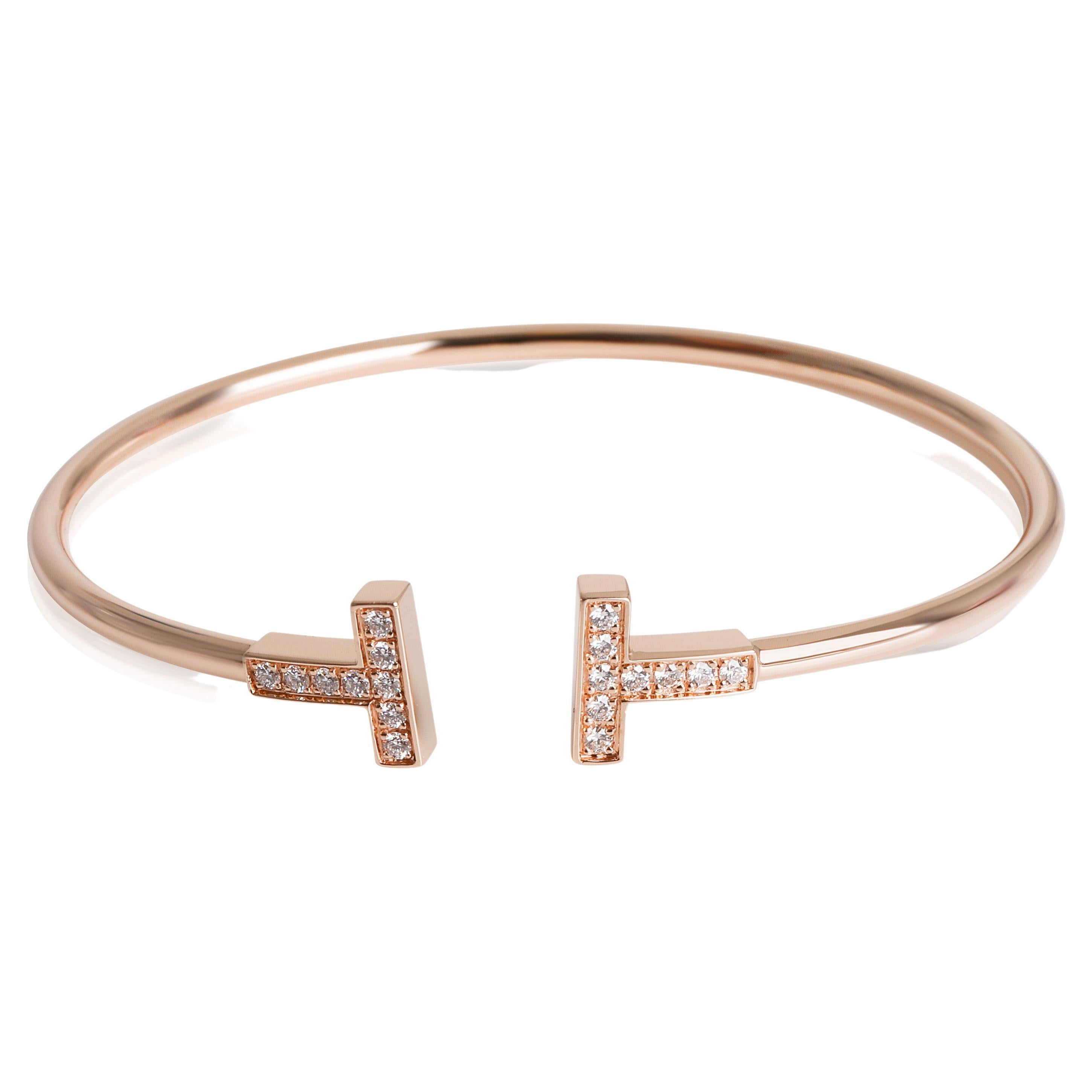 Tiffany and Co. 18k Yellow, Rose Gold and Silver 1837 Bangle Bracelet ...