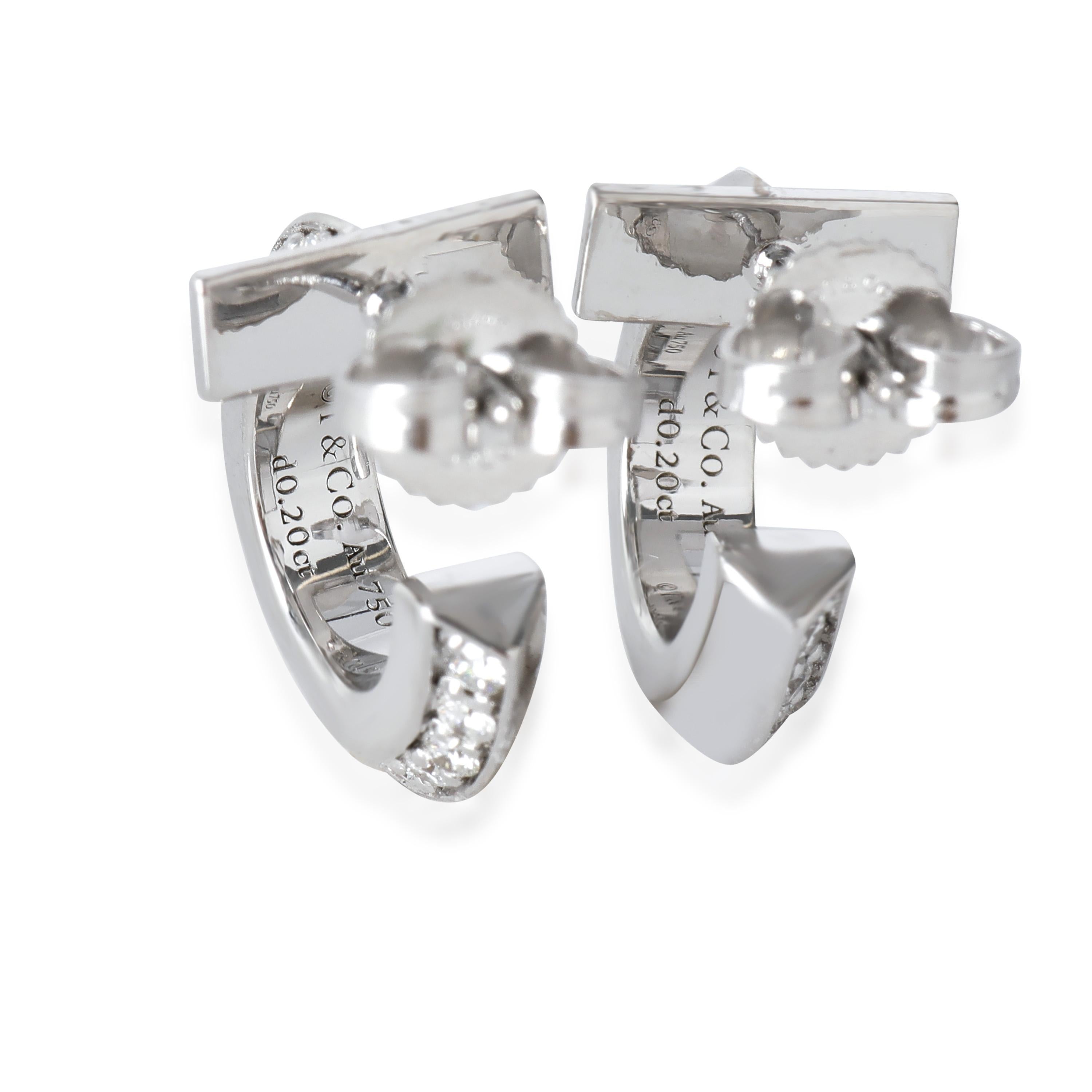 Tiffany & Co. Tiffany T Diamond Earrings in 18k White Gold 0.4 CTW

PRIMARY DETAILS
SKU: 144717
Listing Title: Tiffany & Co. Tiffany T Diamond Earrings in 18k White Gold 0.4 CTW
Condition Description: Inspired by the 'T' motif that Tiffany has been