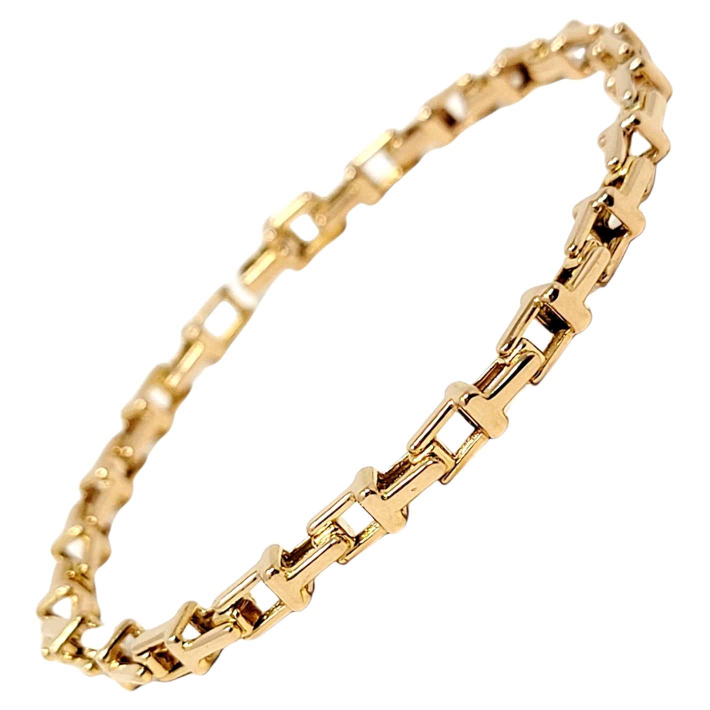 Tiffany & Co. Tiffany "T" Narrow Chain Link Armband 18 Karat Rose Gold