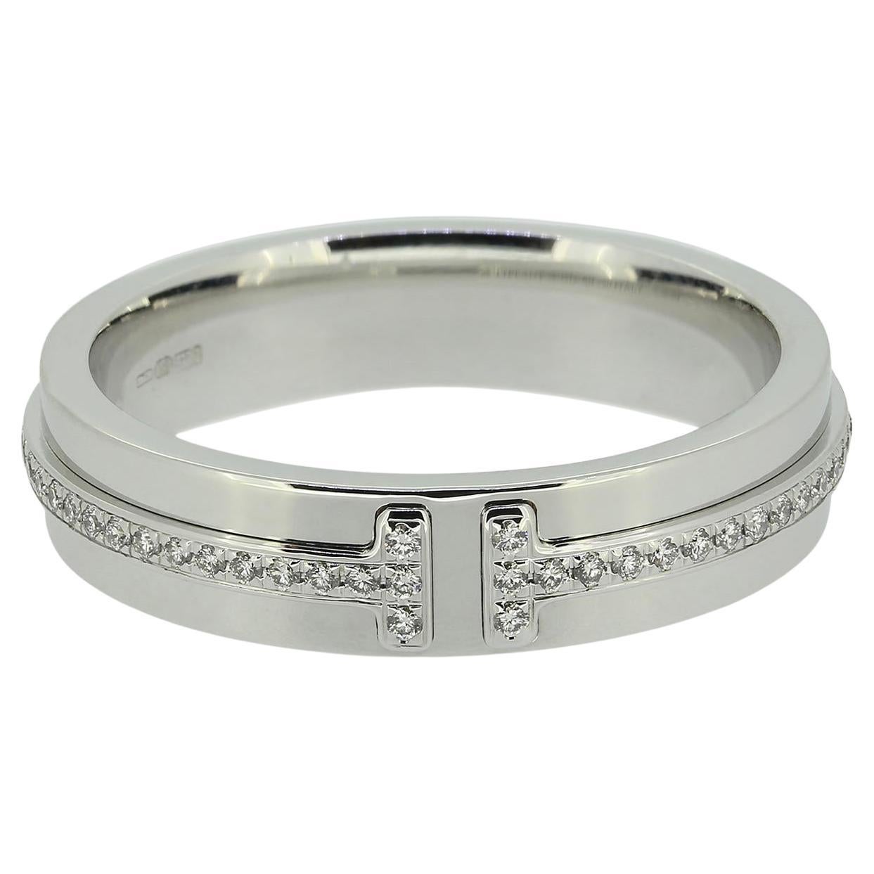 Tiffany 
Co. Bague Tiffany à diamant étroit AT&T en vente