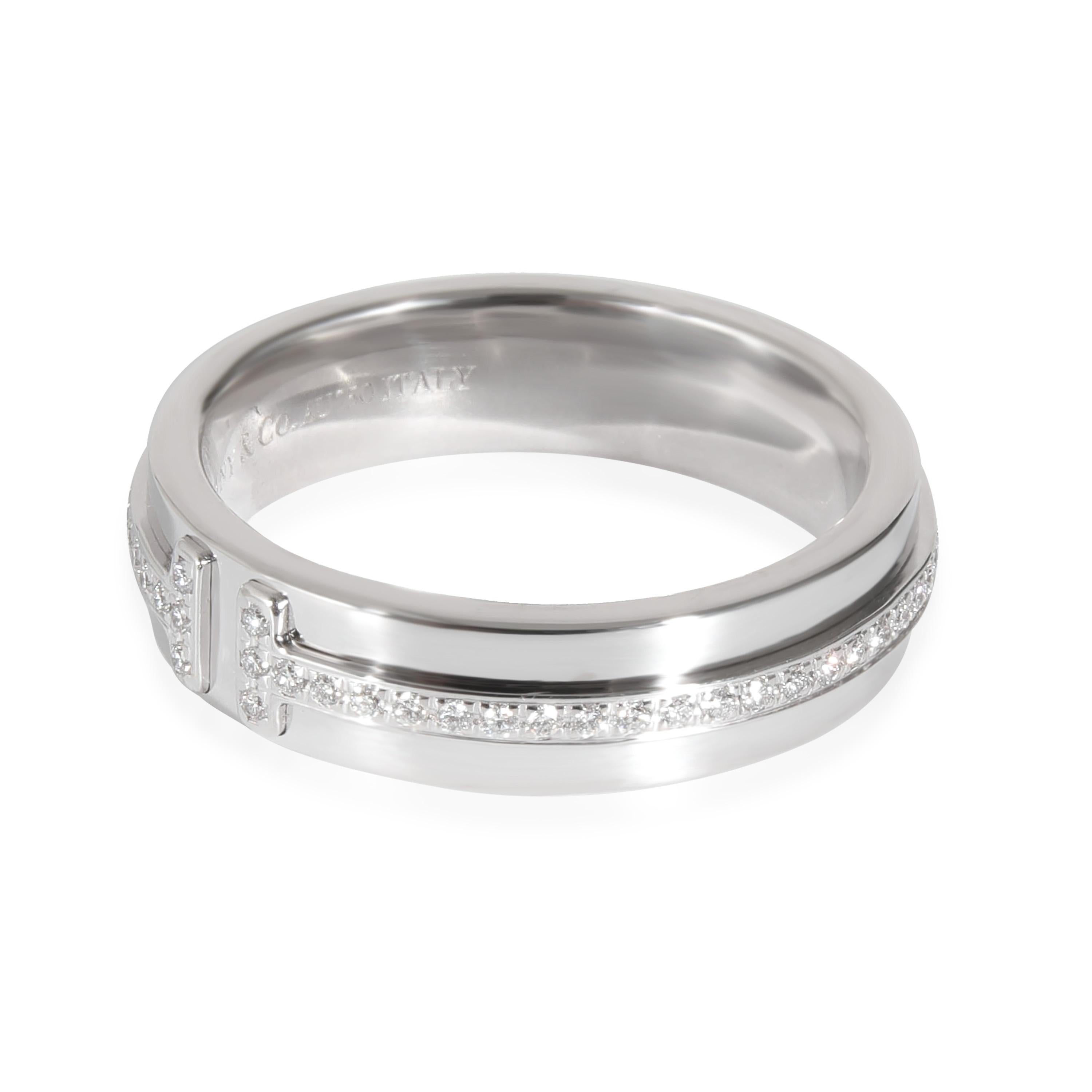 Tiffany & Co. Tiffany T Narrow Diamond Ring in 18k White Gold 0.13 CTW

PRIMARY DETAILS
SKU: 131373
Listing Title: Tiffany & Co. Tiffany T Narrow Diamond Ring in 18k White Gold 0.13 CTW
Condition Description: Inspired by the 'T' motif that Tiffany