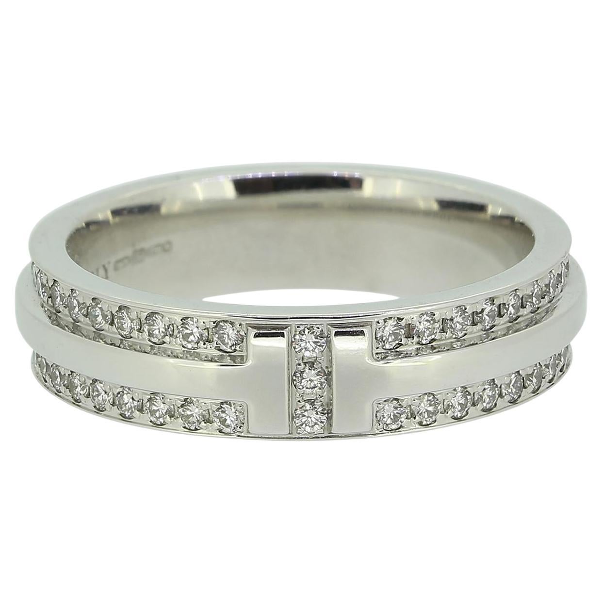 Tiffany And Co Narrow Ring 17 For Sale on 1stDibs
