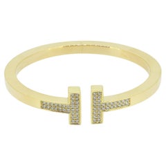 Tiffany & Co. Tiffany T Pavé Diamond Square Bracelet