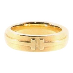 Tiffany & Co. Tiffany T Ring 18 Karat Yellow Gold Wide