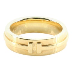 Tiffany & Co. Tiffany T Ring 18 Karat Yellow Gold Wide