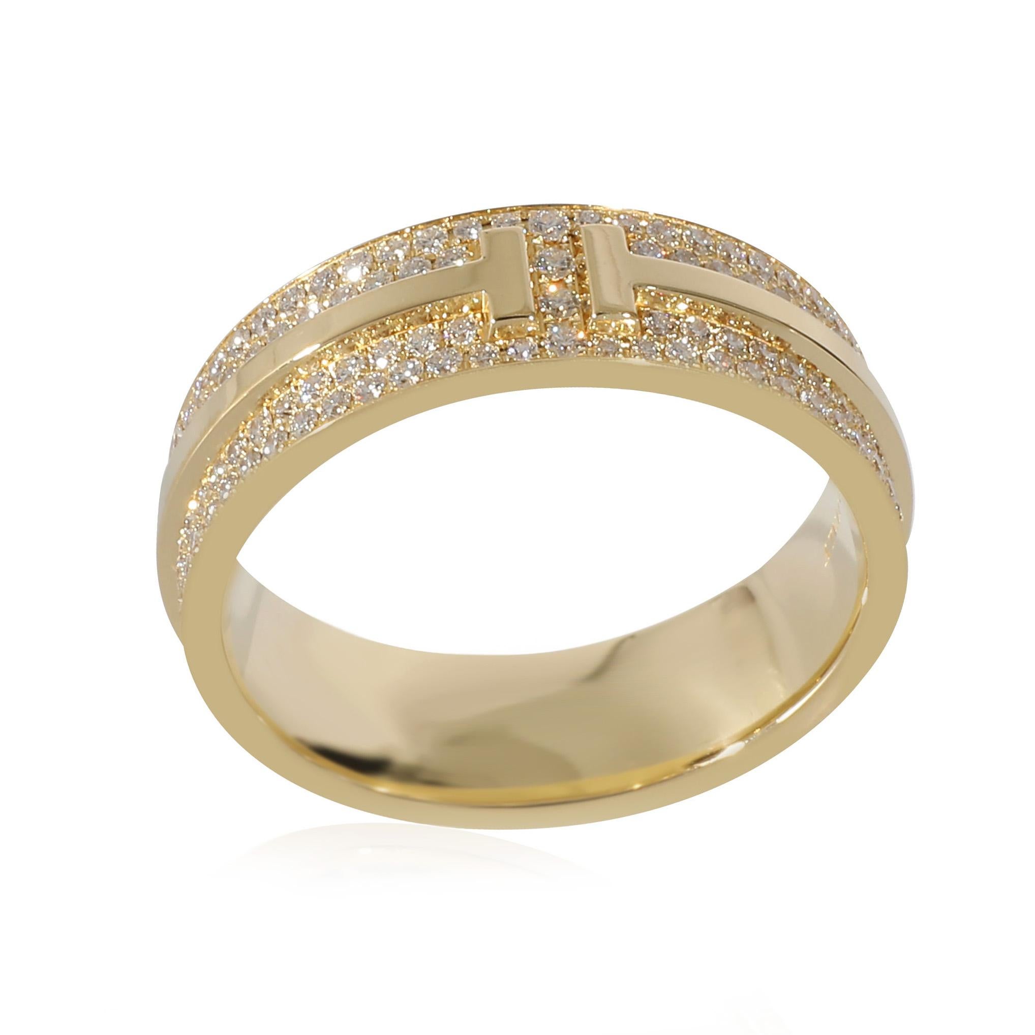 Tiffany & Co. Tiffany T Ring in 18K Yellow Gold  0.61 CTW

PRIMARY DETAILS
SKU: 134213
Listing Title: Tiffany & Co. Tiffany T Ring in 18K Yellow Gold  0.61 CTW
Condition Description: Inspired by the 'T' motif that Tiffany has been incorporating