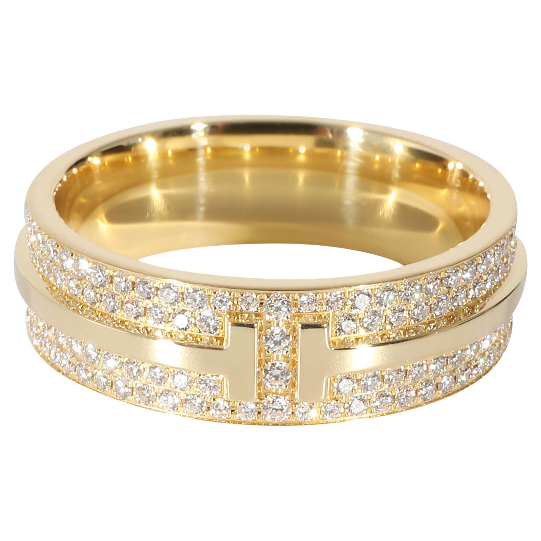 Tiffany & Co. Tiffany T Ring in 18K Yellow Gold  0.61 CTW For Sale