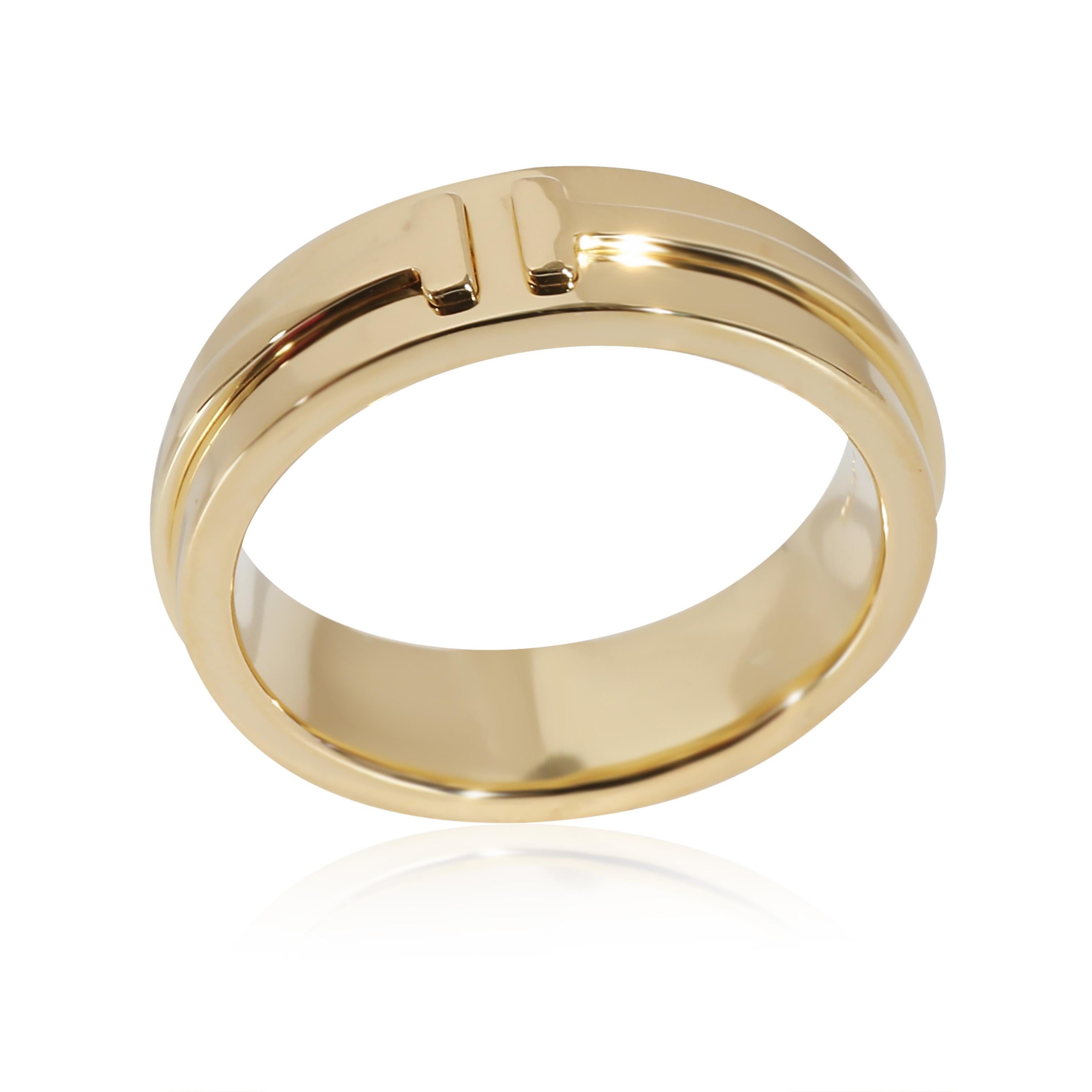 Tiffany & Co. Tiffany T Ring in 18K Gelbgold im Zustand „Hervorragend“ im Angebot in New York, NY