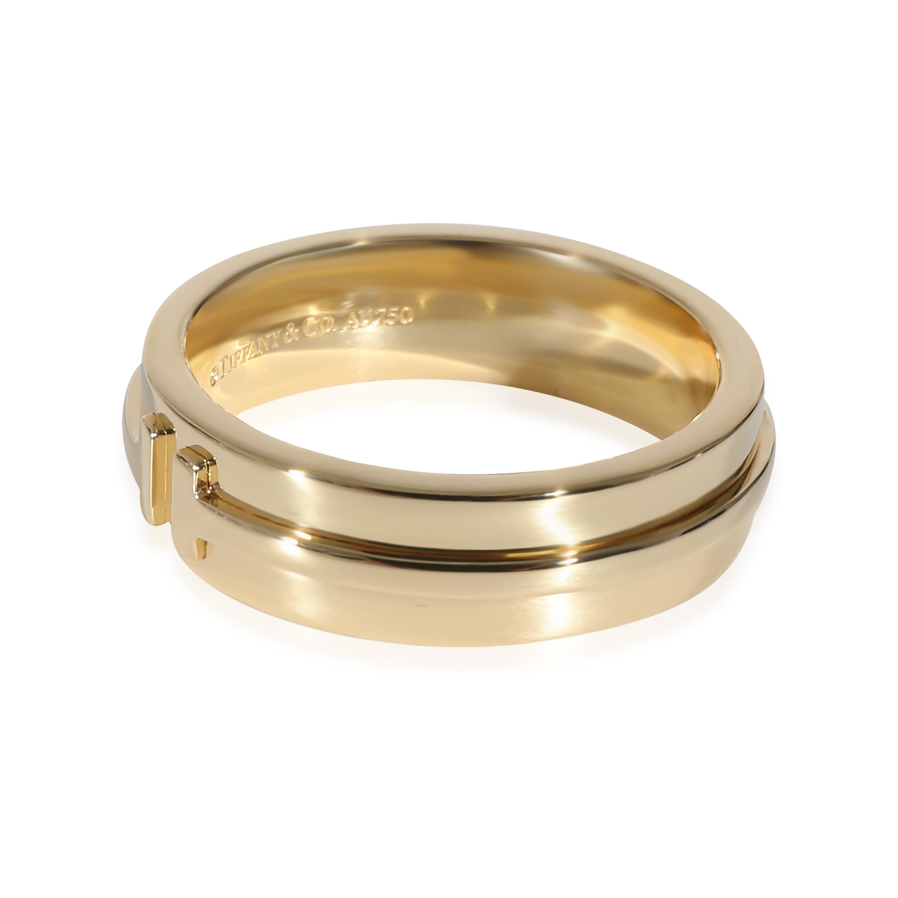 Tiffany & Co. Tiffany T Ring in 18K Gelbgold für Damen oder Herren im Angebot