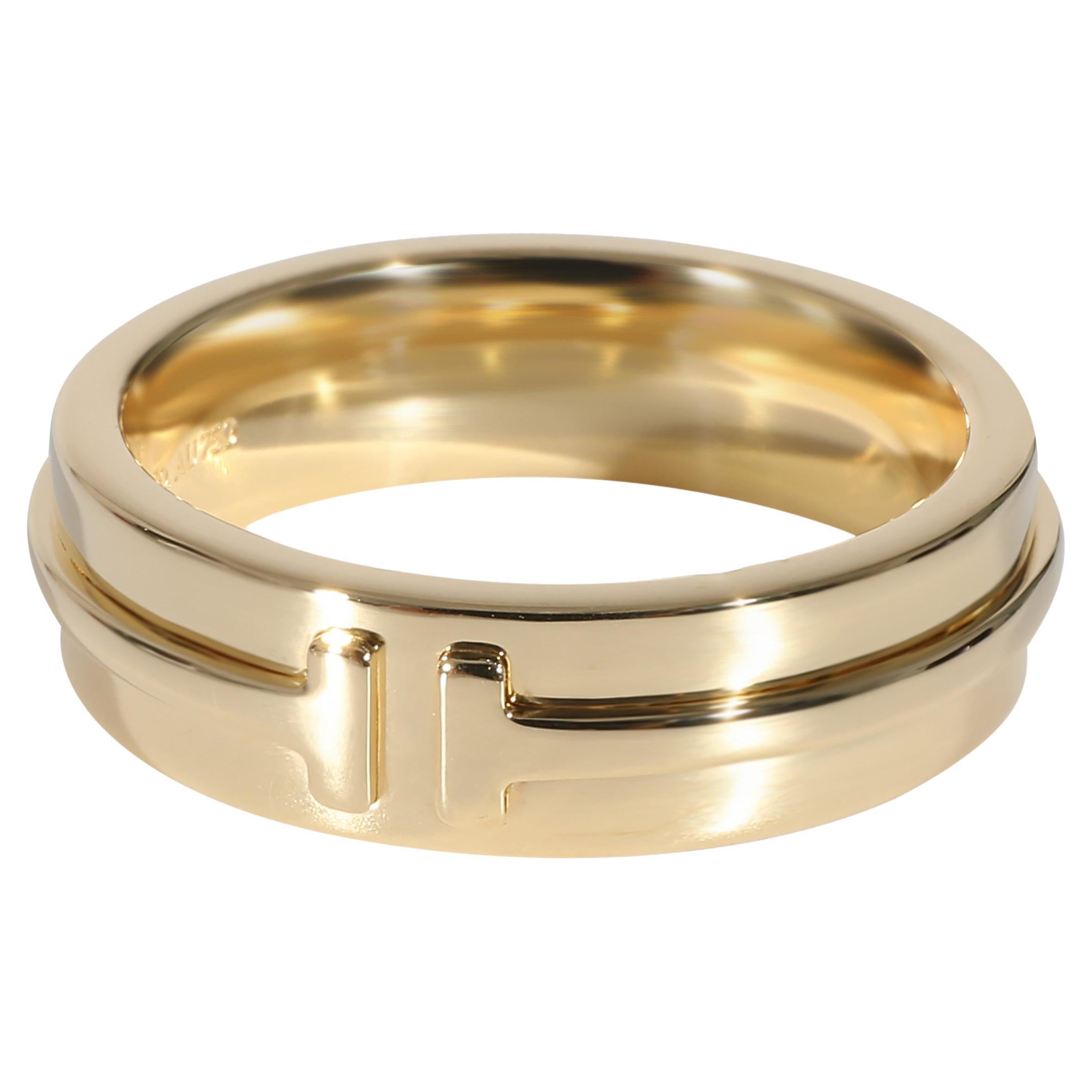 Tiffany & Co. Tiffany T Ring in 18K Yellow Gold For Sale