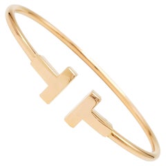 Tiffany & Co. 'Tiffany T' Rose Gold Wire Bracelet