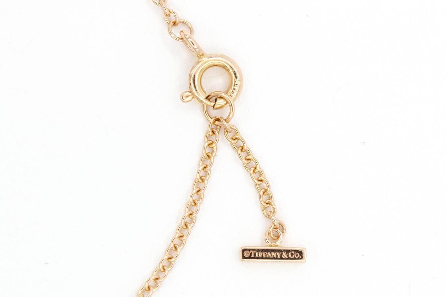 Tiffany & Co. Tiffany T Smile Bracelet 18k Rose Gold & Diamond 1