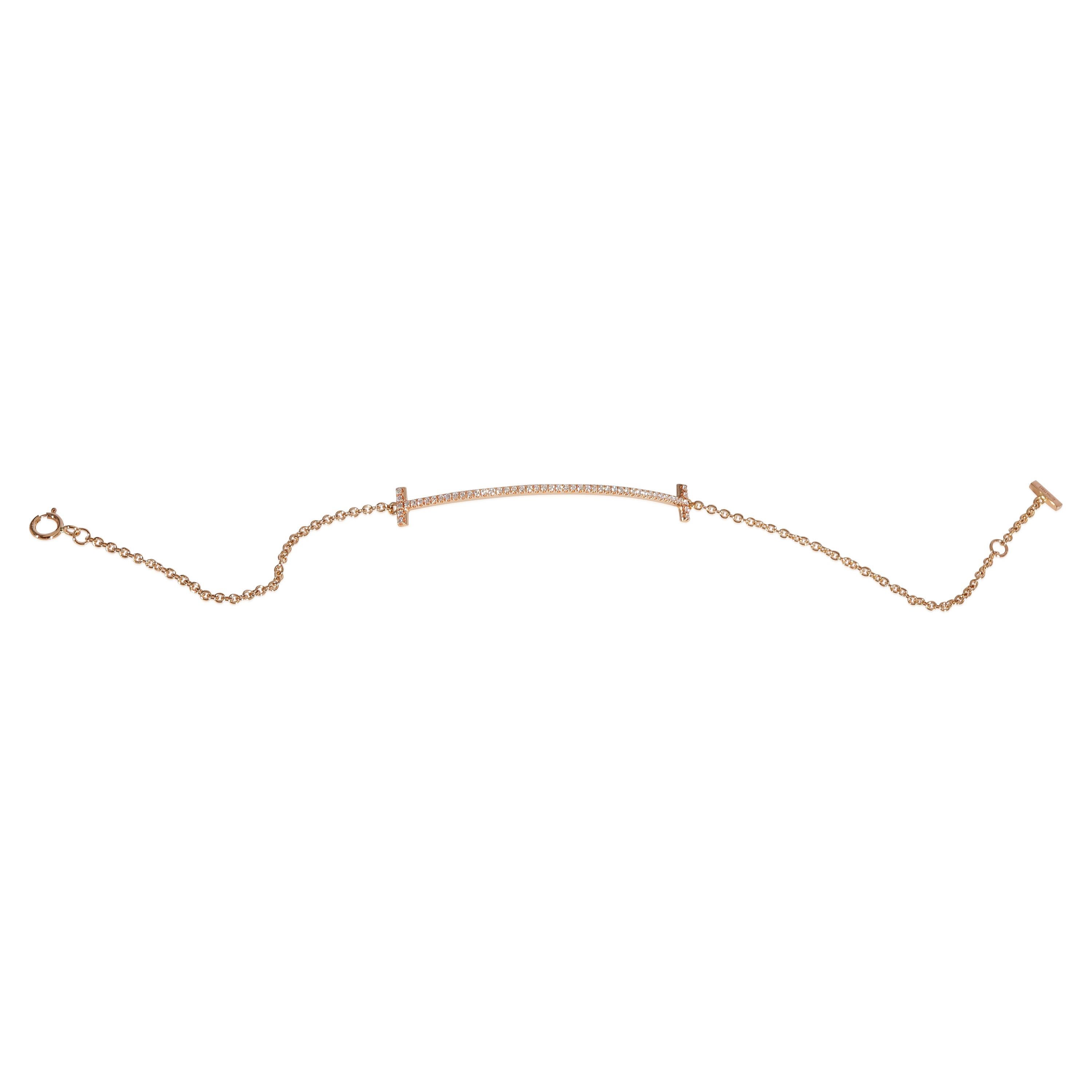 Tiffany & Co. Tiffany T Smile Bracelet in 18k Rose Gold 0.12 CTW

PRIMARY DETAILS
SKU: 125158
Listing Title: Tiffany & Co. Tiffany T Smile Bracelet in 18k Rose Gold 0.12 CTW
Condition Description: Retails for 2700 USD. In excellent condition and