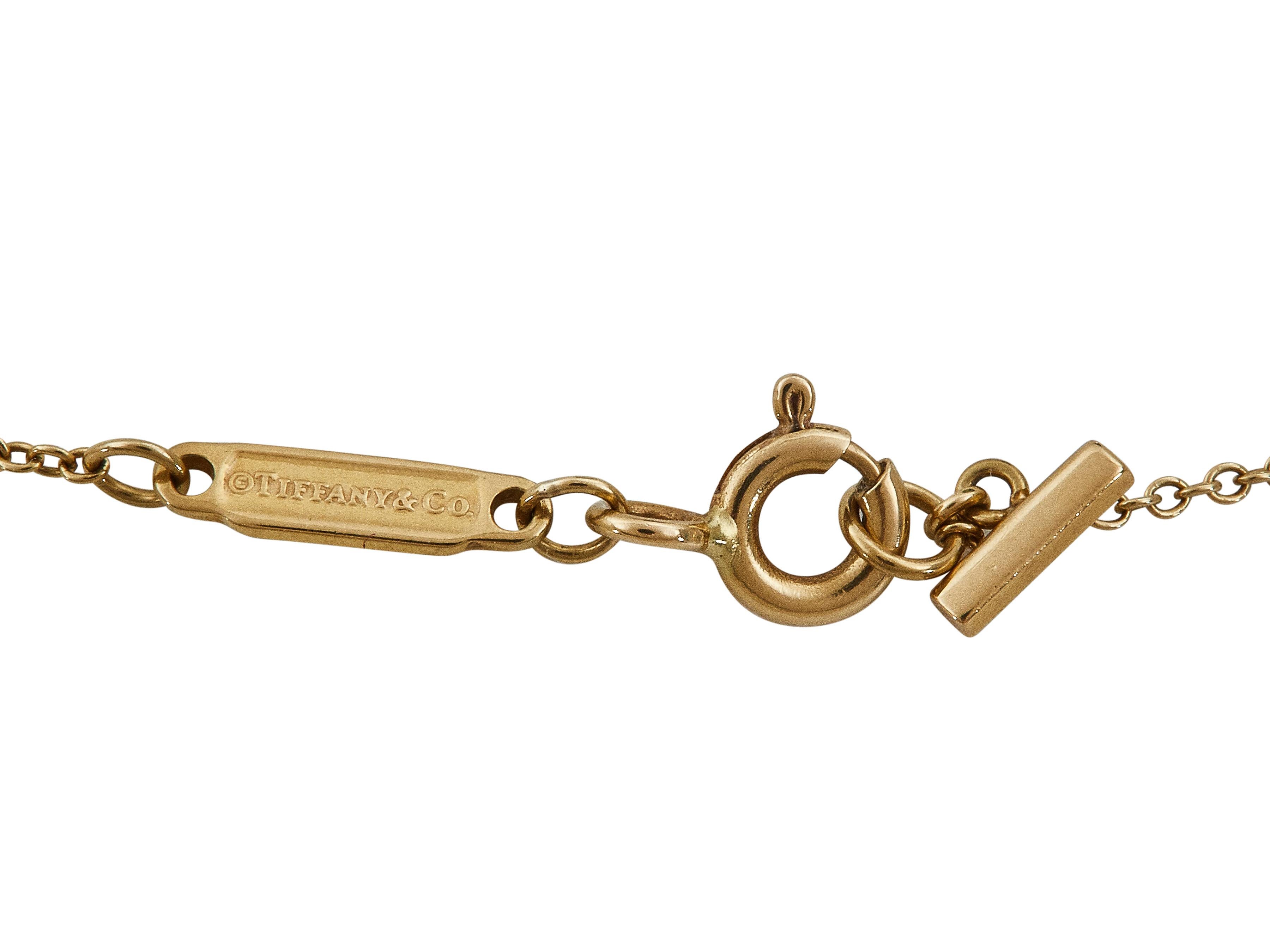 Tiffany & Co. Tiffany T Smile Anhänger Groß 18K Gelbgold für Damen oder Herren im Angebot