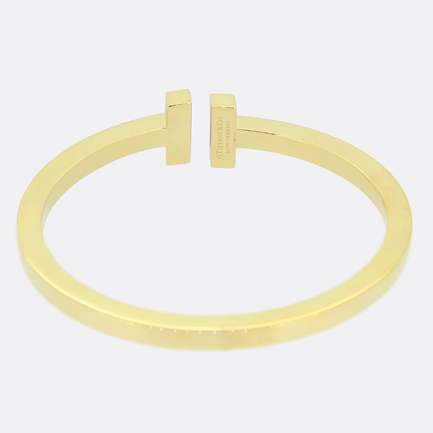 Tiffany & Co. Tiffany T Square Bangle Unisexe en vente