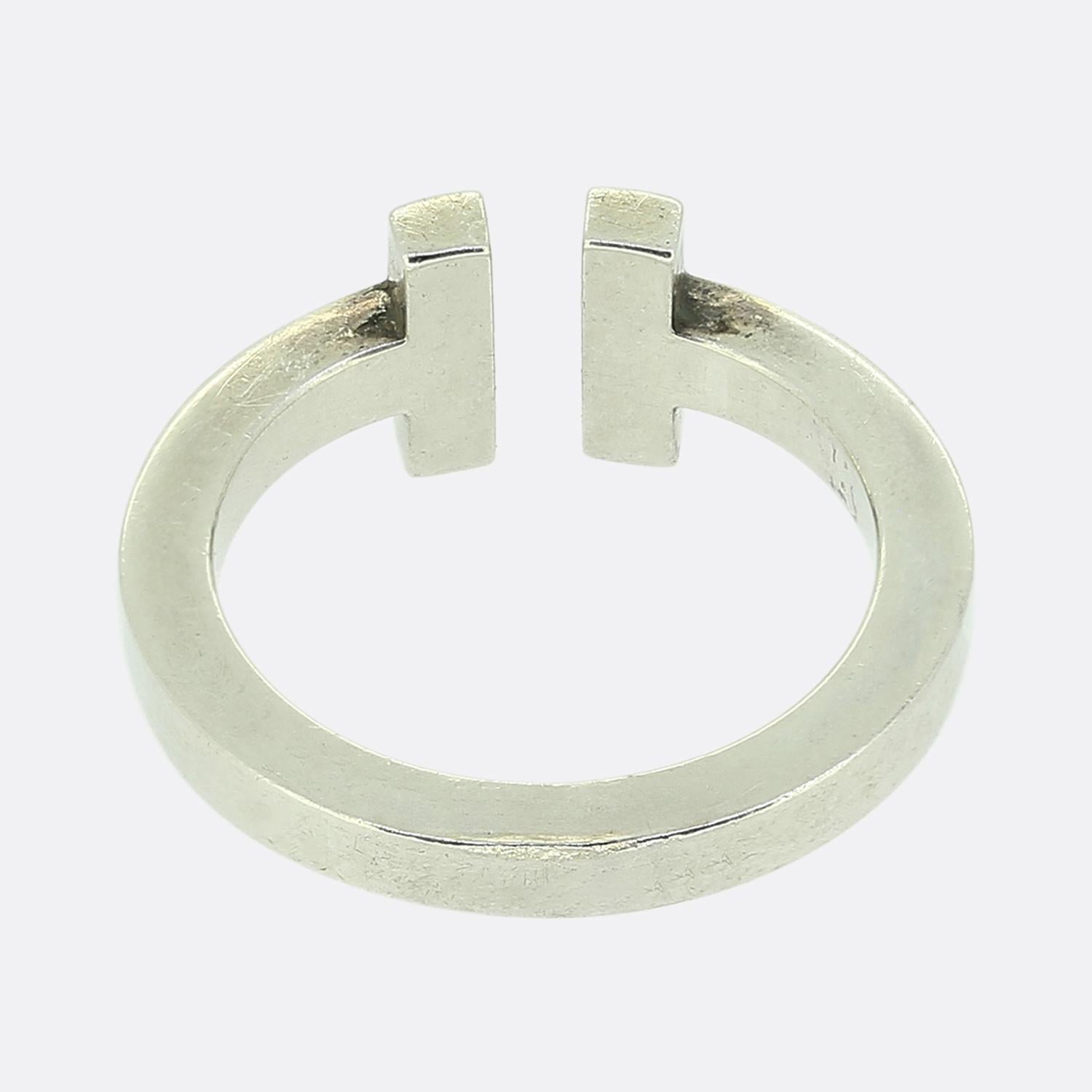 Women's or Men's Tiffany & Co. Tiffany T Square Ring For Sale