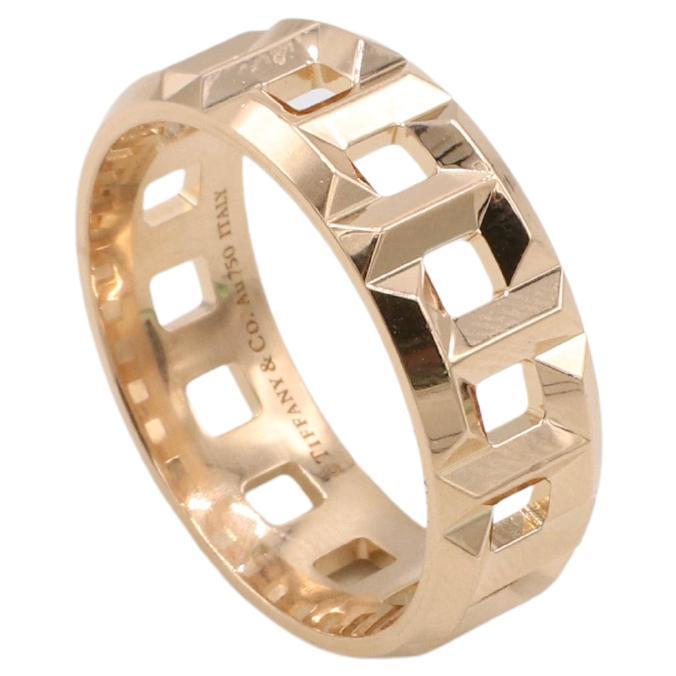 Tiffany & Co. Tiffany T. True, bague jonc en or rose 18 carats 8 mm