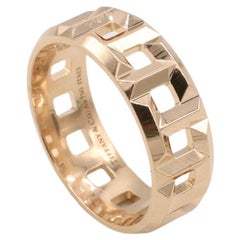 Tiffany & Co. Tiffany T. True, bague jonc en or rose 18 carats 8 mm