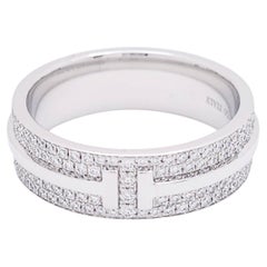 Tiffany & Co. 'Tiffany T' Wide Pave Diamond Band