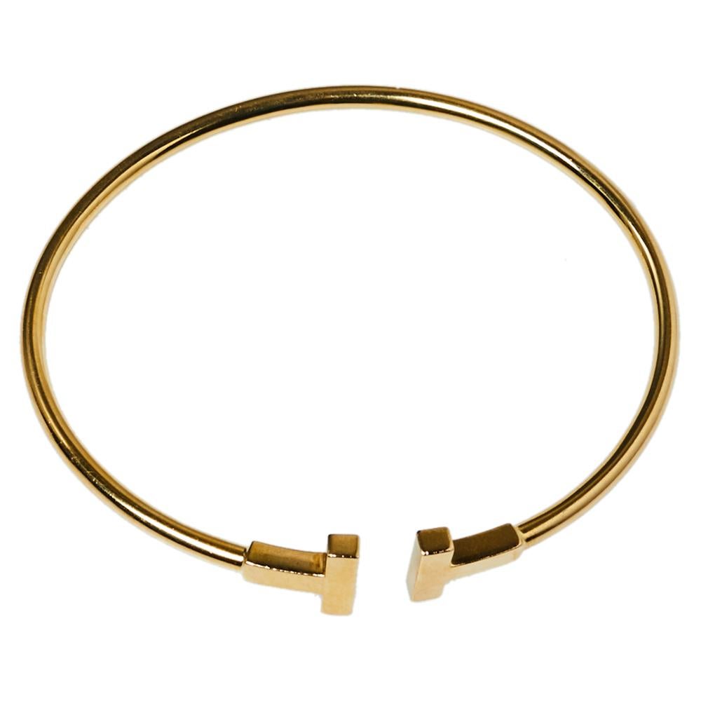 Women's Tiffany & Co. Tiffany T Wire 18K Yellow Gold Bracelet
