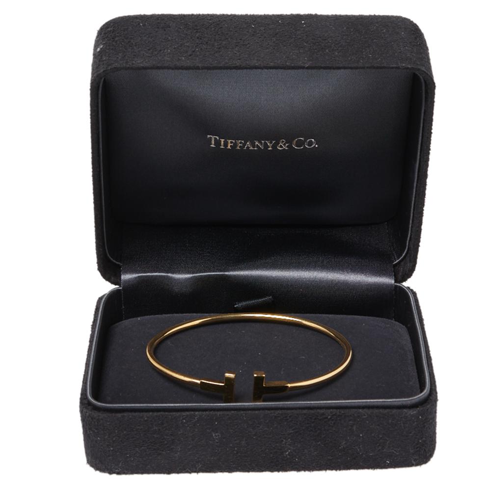 Tiffany & Co. Tiffany T Wire 18K Yellow Gold Bracelet 2